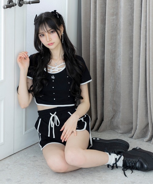 メゾピアノ♡大量まとめ売り♡うさぎセット♡ワンピースセットアップ♡トレーナー ウサギマスコットつきキャミワンピース＆半袖Tシャツセット(80cm