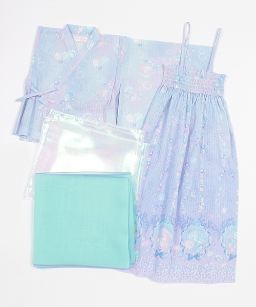 メゾピアノシェルジュエリー柄　浴衣 mezzo piano（メゾピアノ）の「シェルジュエリー柄 浴衣（浴衣）」 - WEAR