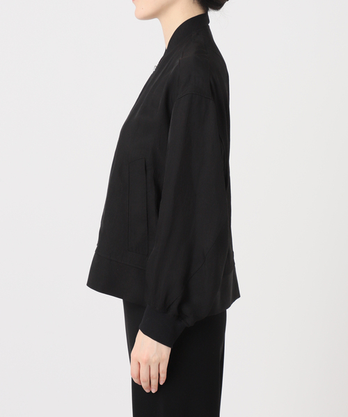 AP STUDIO（エーピーストゥディオ）の「追加ジップブルゾン（ブルゾン・レディース・ブラック/アイボリー・FREE）」の6枚目の写真