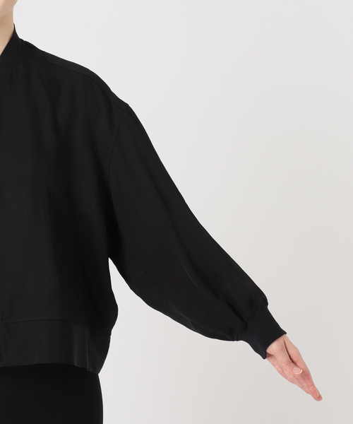 AP STUDIO（エーピーストゥディオ）の「追加ジップブルゾン（ブルゾン・レディース・ブラック/アイボリー・FREE）」の10枚目の写真