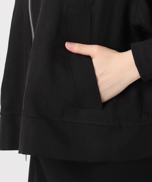 AP STUDIO（エーピーストゥディオ）の「追加ジップブルゾン（ブルゾン・レディース・ブラック/アイボリー・FREE）」の13枚目の写真