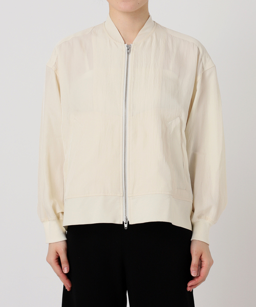 AP STUDIO（エーピーストゥディオ）の「追加ジップブルゾン（ブルゾン・レディース・ブラック/アイボリー・FREE）」の19枚目の写真