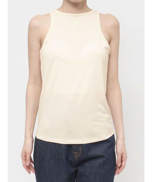 LAGUNAMOON(ラグナムーン)の「アメスリカットタンクトップス(Tシャツ/カットソー・レディース・アイボリー/ブラック/ブラウン・FREE)」の5枚目の写真