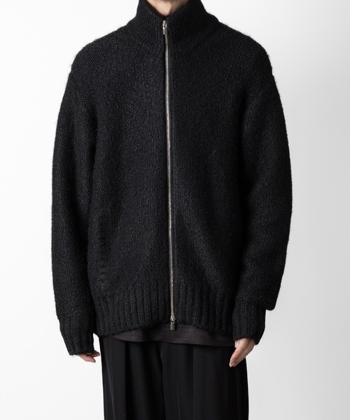 セール】シャギーニット ドライバーズジャケット / SHAGGY KNIT