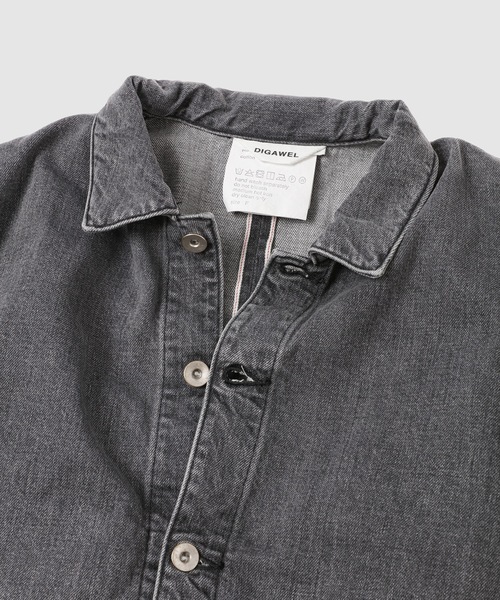 DIGAWEL（ディガウェル）の「Jean jacket（デニムジャケット・メンズ・ブラック/ブルー・FREE）」の4枚目の写真
