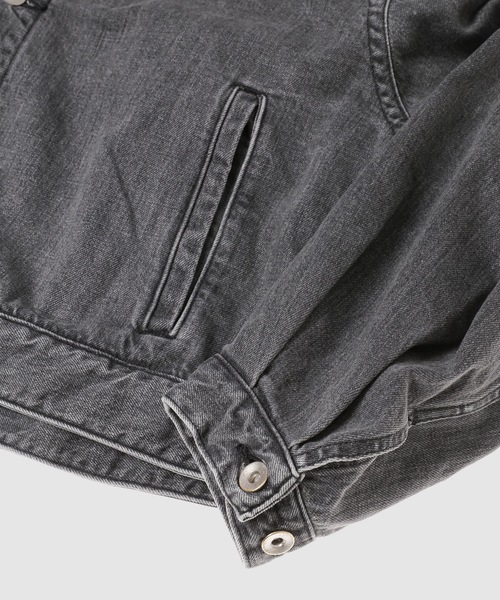 DIGAWEL（ディガウェル）の「Jean jacket（デニムジャケット・メンズ・ブラック/ブルー・FREE）」の5枚目の写真
