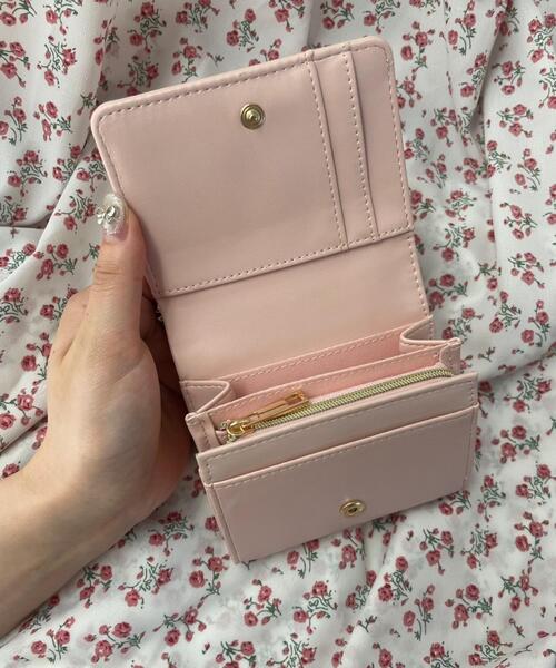 WEGO（ウィゴー）の「WEGO/フラワーギャザーウォレット（財布・レディース・サックスブルー/ライトピンク/ブラック・FREE）」の16枚目の写真