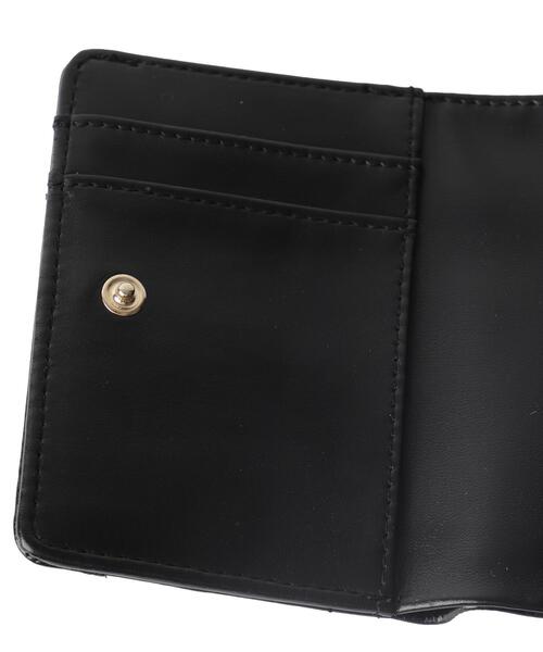 WEGO（ウィゴー）の「WEGO/フラワーギャザーウォレット（財布・レディース・サックスブルー/ライトピンク/ブラック・FREE）」の10枚目の写真