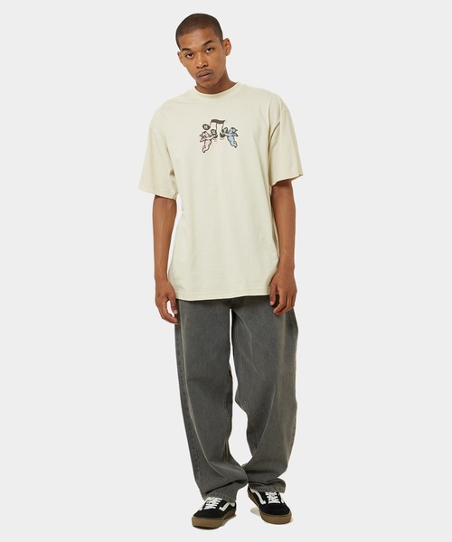 HUF（ハフ）の「SONG TEE  / HUF ハフ 半袖プリント Tシャツ（Tシャツ/カットソー・メンズ・プラム/ストーン/ブラック・X-LARGE/LARGE/MEDIUM/SMALL/XX-LARGE）」の15枚目の写真