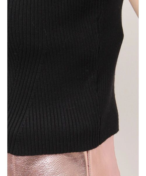 MERCURYDUO（マーキュリーデュオ）の「シャイニーシアーチュールパフニット（ニット/セーター・レディース・オフホワイト/ブルー/ブラック・FREE）」の7枚目の写真