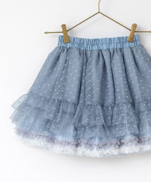 panpantutu（パンパンチュチュ）の「チュチュプリンセス【XL/125-140cm】（スカート・キッズ・ネイビー系/ベビーピンク/ミント/ブラック/アクア/ホワイト×シルバー/ボルドー/ライトピンク/スモークピンク/レッド系その他/ネイビー/イエローゴールド/ブラウン系その他/クリアグリーン/ダークグリーン/プラム/ライトグレー/ピンク系その他/パープル系その他/ローズ/チェック/ブルー/レッド系その他2/ライラック/桜・X-LARGE）」の9枚目の写真