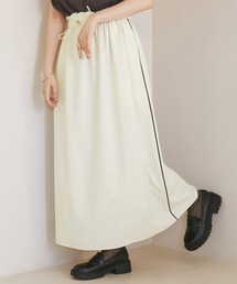 ROPE' PICNIC | サイドラインナイロンギャザースカート/撥水加工(スカート)