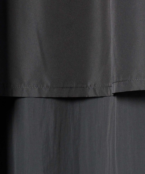 ROPE' PICNIC(ロペピクニック)の「サイドラインナイロンギャザースカート/撥水加工(スカート・レディース・チャコールグレー/キナリ・38)」の16枚目の写真