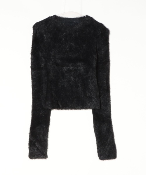 E&C closet…(イーアンドシークローゼット)の「シャギークルーネックプルオーバー(ニット/セーター・レディース・グレイッシュベージュ/アイボリー/グレー/ブラック・FREE)」の13枚目の写真