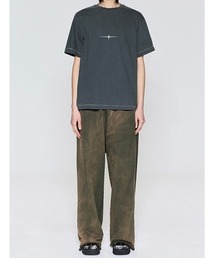 TILLDAWN（ティルダウン）の「【TILLDAWN】CIRCLE PIGMENT 1/2 SLEEVE / 【ティルドーン】サークルピグメントロゴプリント半袖Tシャツ（Tシャツ/カットソー）」