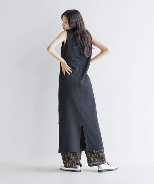 LOWRYS FARM（ローリーズファーム）の「サカリバノースリーブワンピース　140129（ワンピース・レディース・ブラック/ブラウン/アイボリー・FREE）」の17枚目の写真