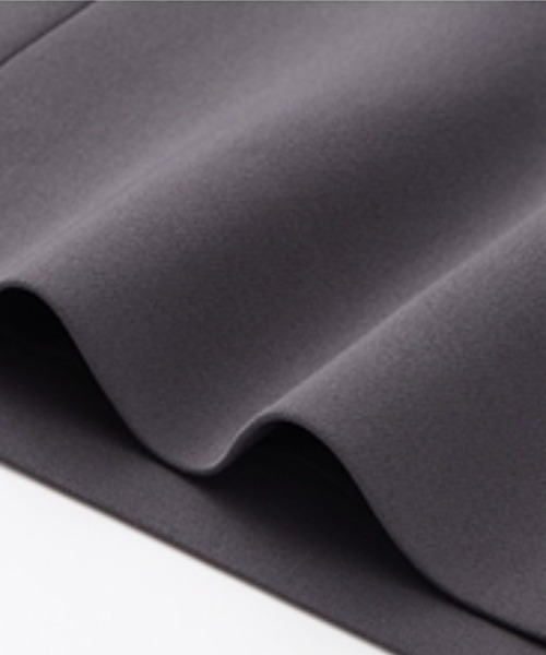 Petitjo(プッチージョ)の「小さいサイズ 【レディーススーツ】パンツスーツ2点セット(ノーカラージャケット+テーパードパンツ)低身長さん・小柄女性(スーツセット・レディース・チャコール/ネイビー・PSS/PS/PM/PL)」の20枚目の写真