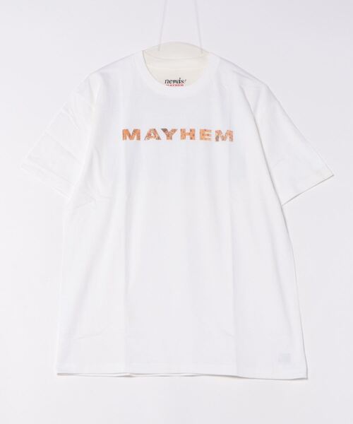 ARCHIVER(アーカイバ)の「【8】【it】MAYHEM/graphic T(Tシャツ/カットソー・レディース・ブラック/ホワイト・MEDIUM/LARGE)」の1枚目の写真