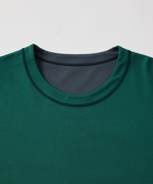 ADAM ET ROPE'(アダムエロペ)の「《定番》ハイゲージ シャンブレー リバーシブル ロングスリーブ Tシャツ / ロングシーズン着用可能 / ユニセックス(Tシャツ/カットソー・メンズ・ベージュ系その他2/ダークブラウン/ネイビー/グリーン/ブラック・L/M)」の20枚目の写真