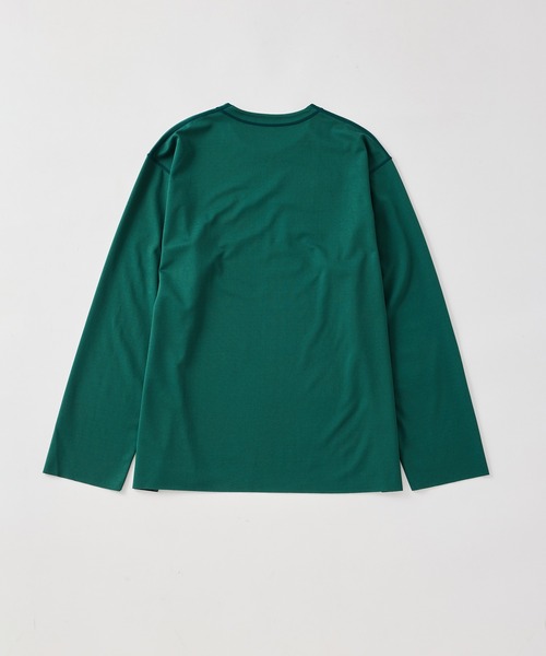 ADAM ET ROPE'(アダムエロペ)の「《定番》ハイゲージ シャンブレー リバーシブル ロングスリーブ Tシャツ / ロングシーズン着用可能 / ユニセックス(Tシャツ/カットソー・メンズ・ベージュ系その他2/ダークブラウン/ネイビー/グリーン/ブラック・L/M)」の16枚目の写真
