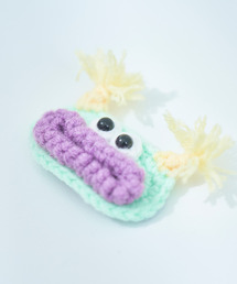 macaroni edge（マカロニエッジ）の「〈macaroni edge/マカロニエッジ〉毛糸のマスコット ヘアピン（ヘアピン）」