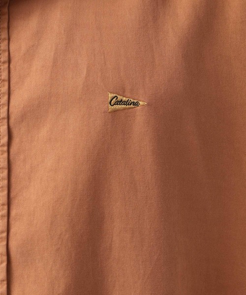 BAYFLOW（ベイフロー）の「ワンポイント刺繍レギュラー長袖シャツ（シャツ/ブラウス・メンズ・オレンジ/チャコールグレー/ホワイト/グリーン・MEDIUM/LARGE）」の5枚目の写真