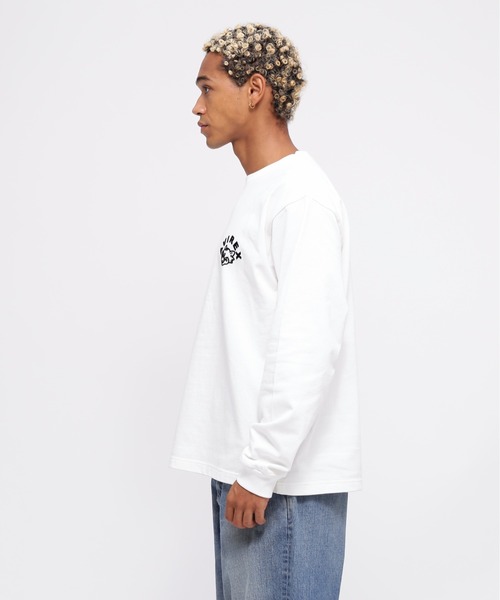 AVIREX(アヴィレックス)の「《WEB&DEPOT限定》TOMCAT LONGSLEEVE T-SHIRT / トムキャット 長袖Tシャツ / AVIREX / アヴィレックス(Tシャツ/カットソー・メンズ・マスタード/ホワイト/レンガ/ブラック・MEDIUM/LARGE/X-LARGE/XX-LARGE)」の9枚目の写真