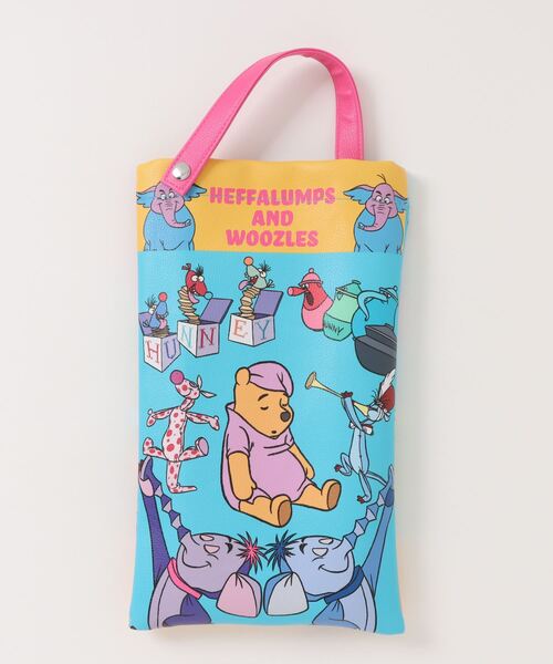 Disney(ディズニー)の「【 Disney 】 合皮ティッシュボックスケース プーさん(掃除グッズ・レディース・ブルー/ホワイト・FREE)」の5枚目の写真