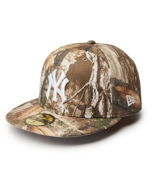NEW ERA(ニューエラ)の「NEW ERA/ニューエラ キャップ 59FIFTY Real Tree Camo ニューヨーク・ヤンキース リアルツリーカモ(ニューエラアウトドア) 14307308(キャップ・メンズ・ブラウン系カモフラージュ・7/7 1/2/7 1/4/7 1/8/7 3/8)」の3枚目の写真