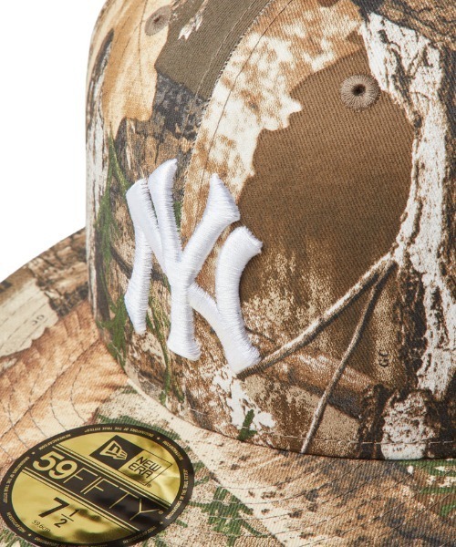 NEW ERA(ニューエラ)の「NEW ERA/ニューエラ キャップ 59FIFTY Real Tree Camo ニューヨーク・ヤンキース リアルツリーカモ(ニューエラアウトドア) 14307308(キャップ・メンズ・ブラウン系カモフラージュ・7/7 1/2/7 1/4/7 1/8/7 3/8)」の7枚目の写真