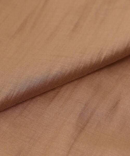 le.coeur blanc(ルクールブラン)の「シアーフレアスリーブ2WAYブラウス(シャツ/ブラウス・レディース・ブラック/グレイッシュベージュ/キャメル・38)」の6枚目の写真