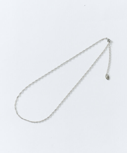 RIVE DROITE(リヴドロワ)の「【R.good(アールドットグッド)】スリムツイストチェーンネックレス(ネックレス・レディース・シルバー/ゴールド・FREE)」の4枚目の写真