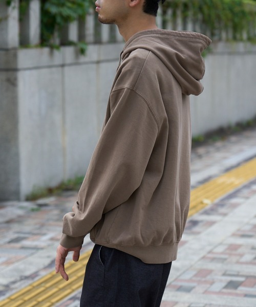 CIAOPANIC TYPY(チャオパニックティピー)の「ワンポイントロゴパーカー(パーカー・メンズ・ブラウン/ネイビー/グレー/ブラック・MEDIUM/LARGE)」の9枚目の写真