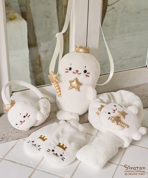 ANY(エニィ)の「【しろたん×any FAM】しろたんマフラー(マフラー・キッズ・ホワイト系・F)」の4枚目の写真