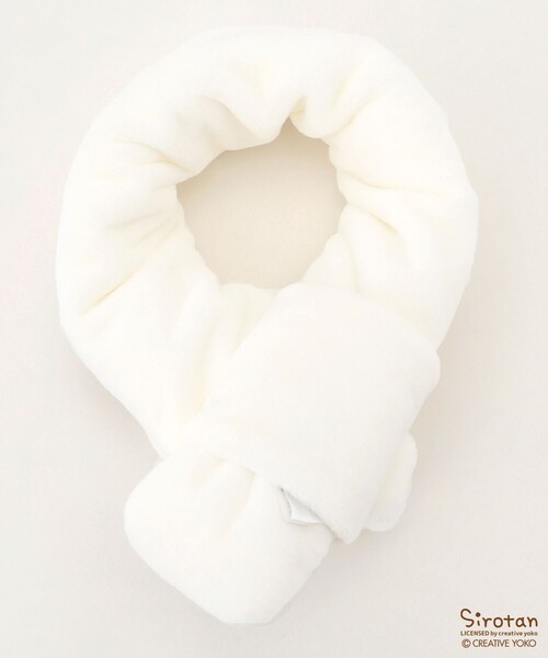 ANY(エニィ)の「【しろたん×any FAM】しろたんマフラー(マフラー・キッズ・ホワイト系・F)」の6枚目の写真