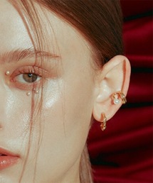 VINTAGE HOLLYWOOD（ビンテージハリウッド）の「●Two-line Triple Bow Earcuff（イヤーカフ）」