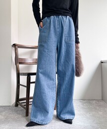 fredy emue | デニムイージーベイカーパンツ(デニムパンツ)