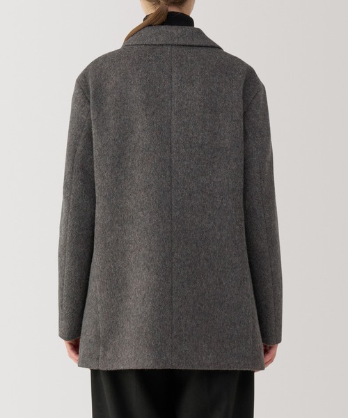 無印良品（ムジルシリョウヒン）の「婦人　再生ウール混ジャケットコート（モカブラウン）（ダウンジャケット/コート・レディース・ブラウン系・XL/L/M/S）」の4枚目の写真