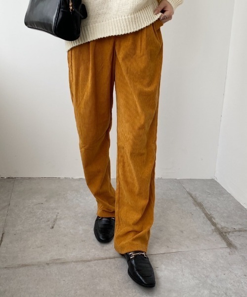 セール】コーディロイタックワイドパンツ（その他パンツ）｜LOVALOT