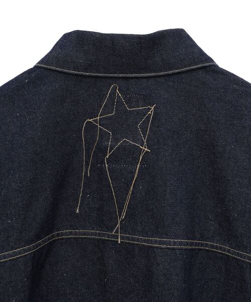 KURO(クロ)の「【KURO】DENIM JACKET INDIGO(デニムジャケット・レディース・インディゴブルー・MEDIUM/SMALL)」の15枚目の写真