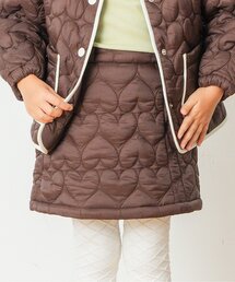 apres les cours | 【セットアップ可】ハート柄キルトスカート(スカート)