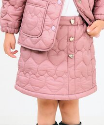 apres les cours | 【セットアップ可】ハート柄キルトスカート(スカート)