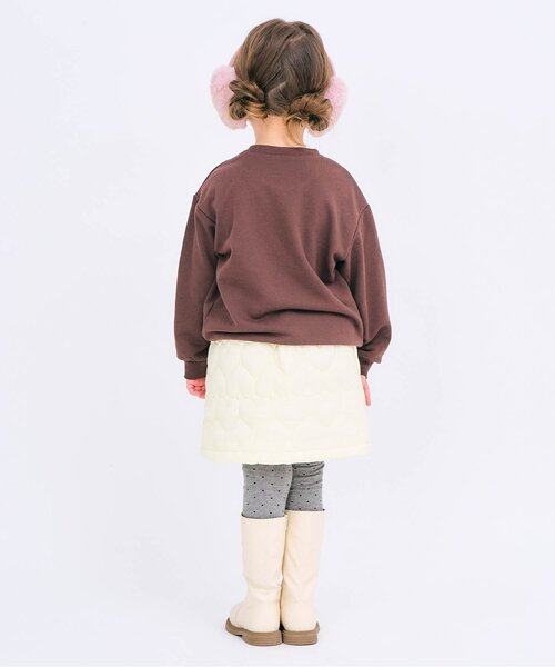 apres les cours(アプレレクール)の「【セットアップ可】ハート柄キルトスカート(スカート・キッズ・ピンク/ブラウン/アイボリー・100/120/110/80/90/140/130)」の5枚目の写真