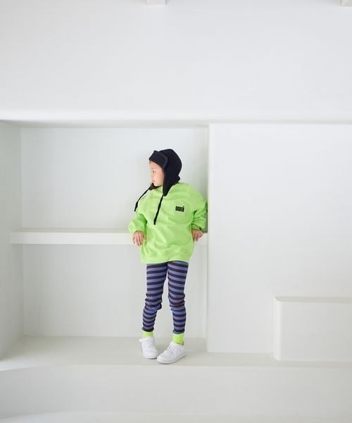 LOWRYS FARM（ローリーズファーム）の「ニットイヤーＣＡＰ　147616（ニットキャップ/ビーニー・キッズ・レッド/アイボリー/ネイビー・FREE）」の4枚目の写真