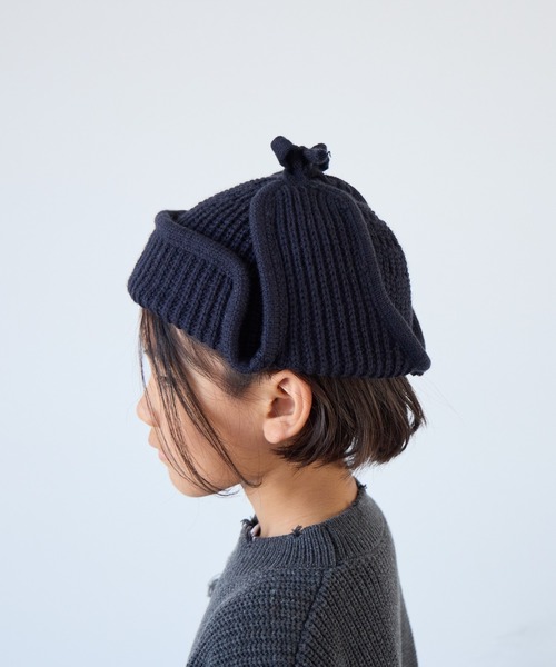 LOWRYS FARM（ローリーズファーム）の「ニットイヤーＣＡＰ　147616（ニットキャップ/ビーニー・キッズ・レッド/アイボリー/ネイビー・FREE）」の16枚目の写真