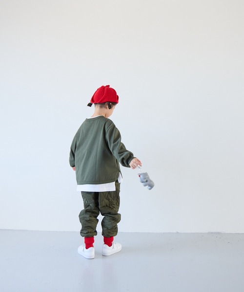 LOWRYS FARM（ローリーズファーム）の「ニットイヤーＣＡＰ　147616（ニットキャップ/ビーニー・キッズ・レッド/アイボリー/ネイビー・FREE）」の18枚目の写真