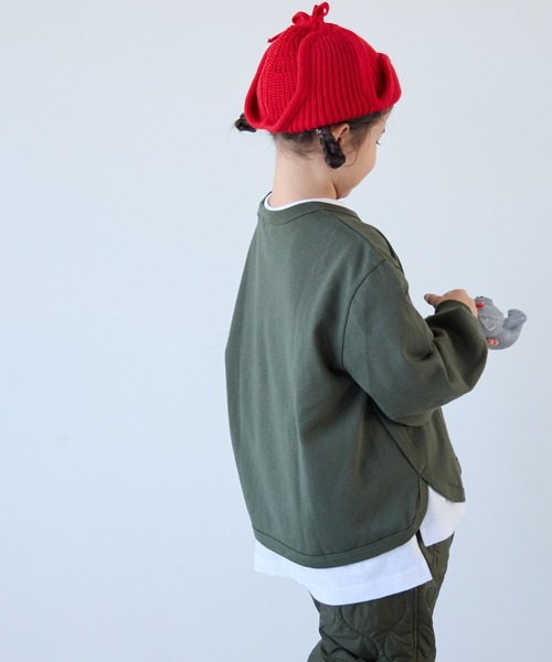 LOWRYS FARM（ローリーズファーム）の「ニットイヤーＣＡＰ　147616（ニットキャップ/ビーニー・キッズ・レッド/アイボリー/ネイビー・FREE）」の19枚目の写真