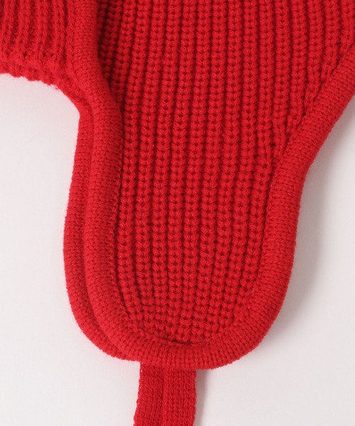 LOWRYS FARM（ローリーズファーム）の「ニットイヤーＣＡＰ　147616（ニットキャップ/ビーニー・キッズ・レッド/アイボリー/ネイビー・FREE）」の21枚目の写真