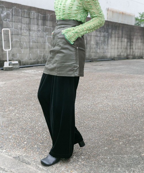 セール】コーティングミニスカート（スカート）｜KBF（ケイビーエフ