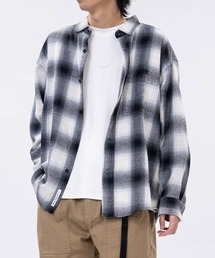 GERRY | 【ag】〔GERRY/ジェリー〕ロゴ刺繍 ソフトネルチェックシャツ(シャツ/ブラウス)